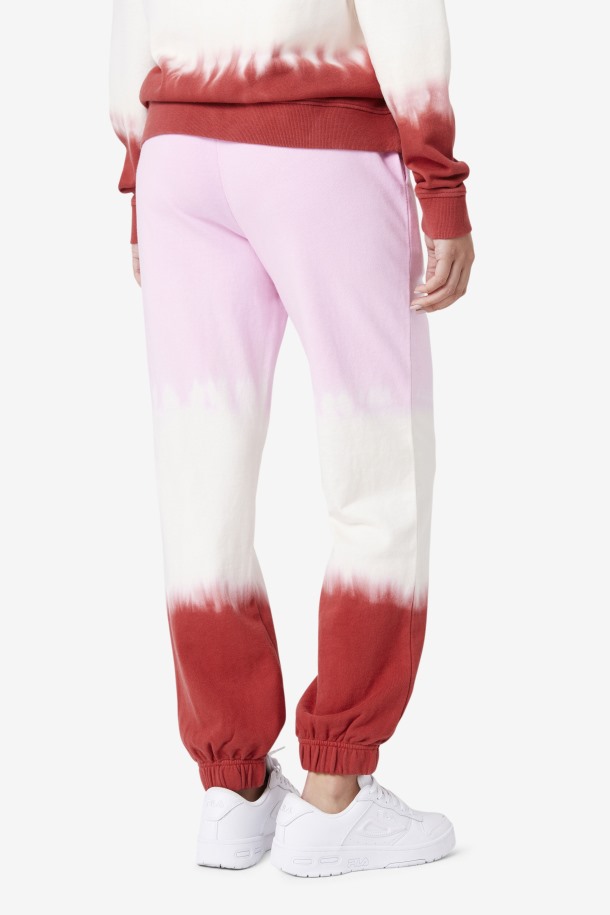 Joggers Con Efecto Tie Dye Pirouette/blanco/rojo Tierra Raleigh