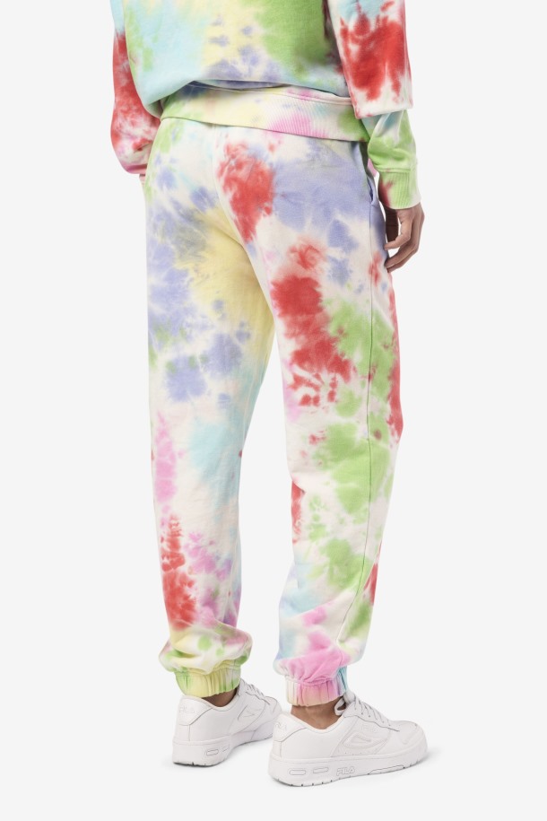 Verde/blanco/bígaro/rojo Fila Outlets Raleigh Jogger Tie Dye