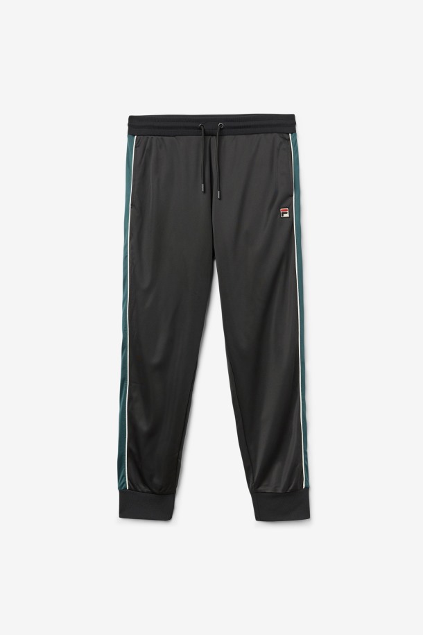 Pantalón De Chándal Elijah Negro/june Bug/blanco Outlet Fila