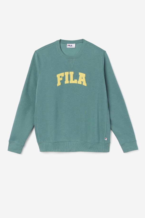 Sudadera Fila Outlet Kory Con Cuello Redondo Azul Abeto/mimosa