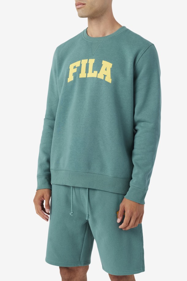 Sudadera Fila Outlet Kory Con Cuello Redondo Azul Abeto/mimosa