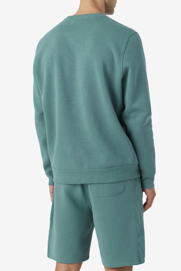 Sudadera Fila Outlet Kory Con Cuello Redondo Azul Abeto/mimosa