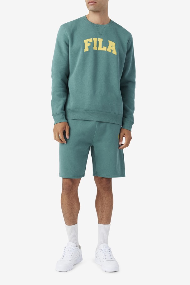 Sudadera Fila Outlet Kory Con Cuello Redondo Azul Abeto/mimosa