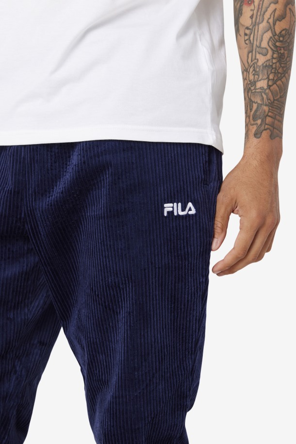 Fila Outlets Unnat Cord Joggers Peacoat