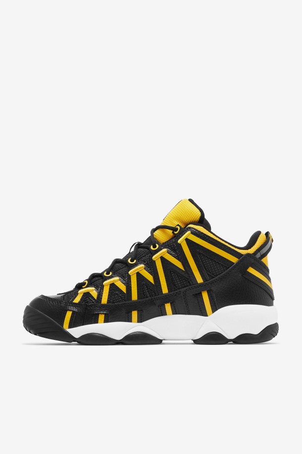 Fila Para Hombre Stackhouse Spaghetti Negro/limón/blanco