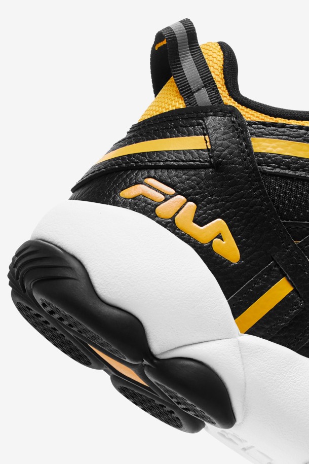 Fila Para Hombre Stackhouse Spaghetti Negro/limón/blanco