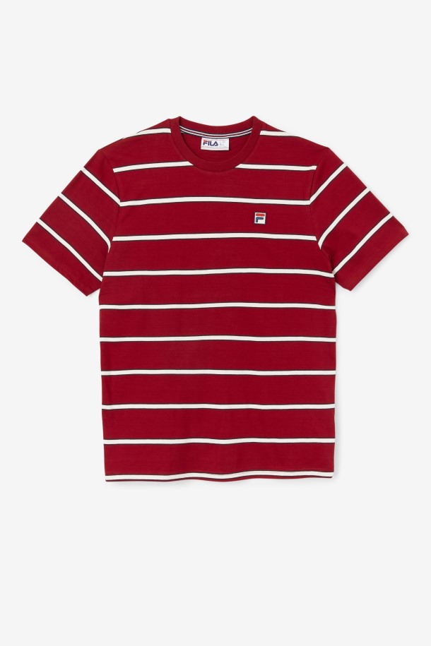 Fila Outlets Felix Tee Ruibarbo/blanco