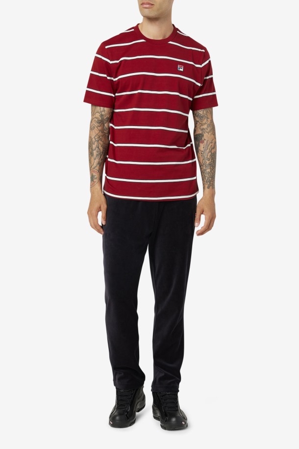 Fila Outlets Felix Tee Ruibarbo/blanco