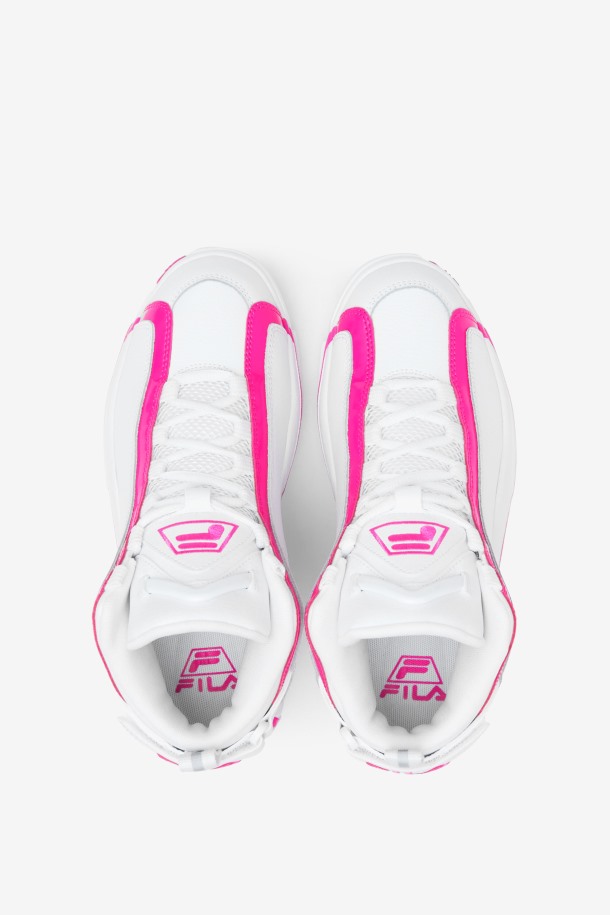 Mujer Grant Hill 2 Fila Puntos De Venta Blanco/rosa Glo