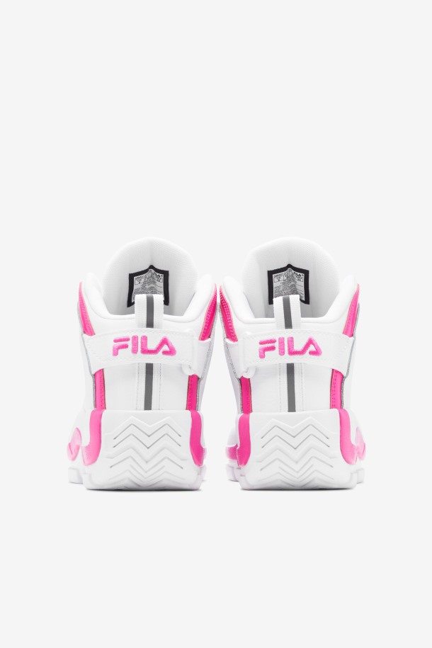 Mujer Grant Hill 2 Fila Puntos De Venta Blanco/rosa Glo