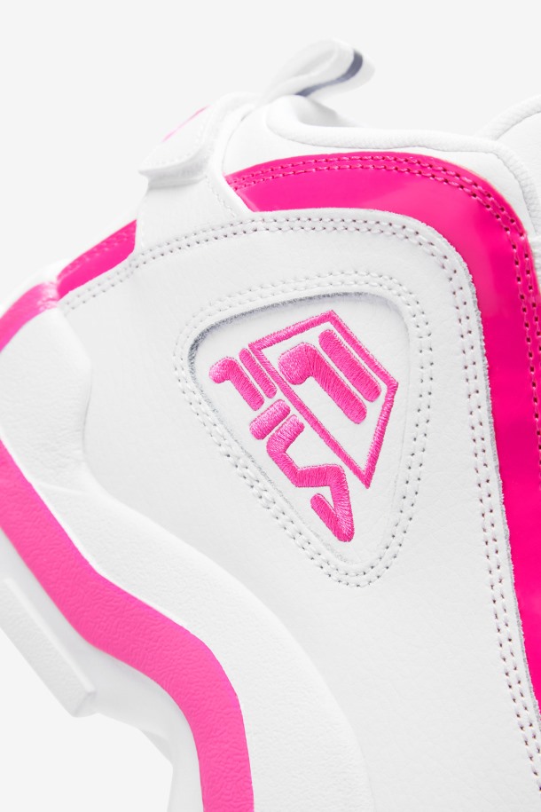 Mujer Grant Hill 2 Fila Puntos De Venta Blanco/rosa Glo