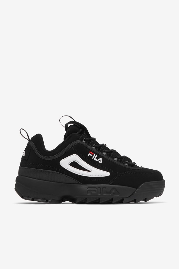 Fila Disruptor 2 Niños Negro/blanco/rojo