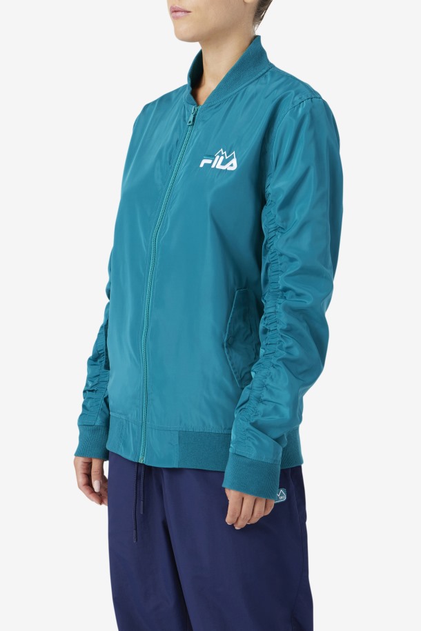 Cola Puntos De Venta Mav Chaqueta Bomber Lago Profundo