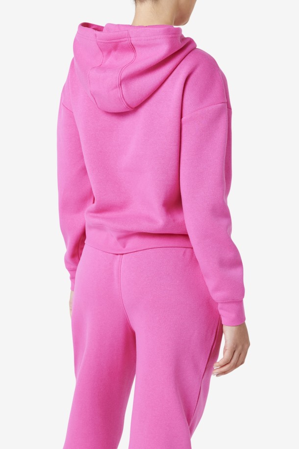 Sudadera Rosa Con Capucha Fila Outlets Marina