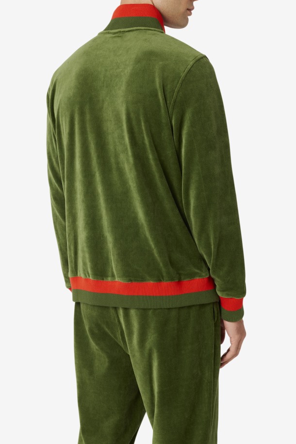 Douglas Fir/poppy/desert Sun Queue Outlets Chaqueta De Terciopelo Queue X Paterson
