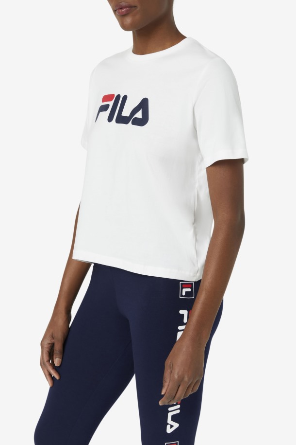 Camiseta Blanca Miss Eagle De Fila Outlets