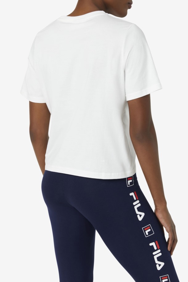 Camiseta Blanca Miss Eagle De Fila Outlets