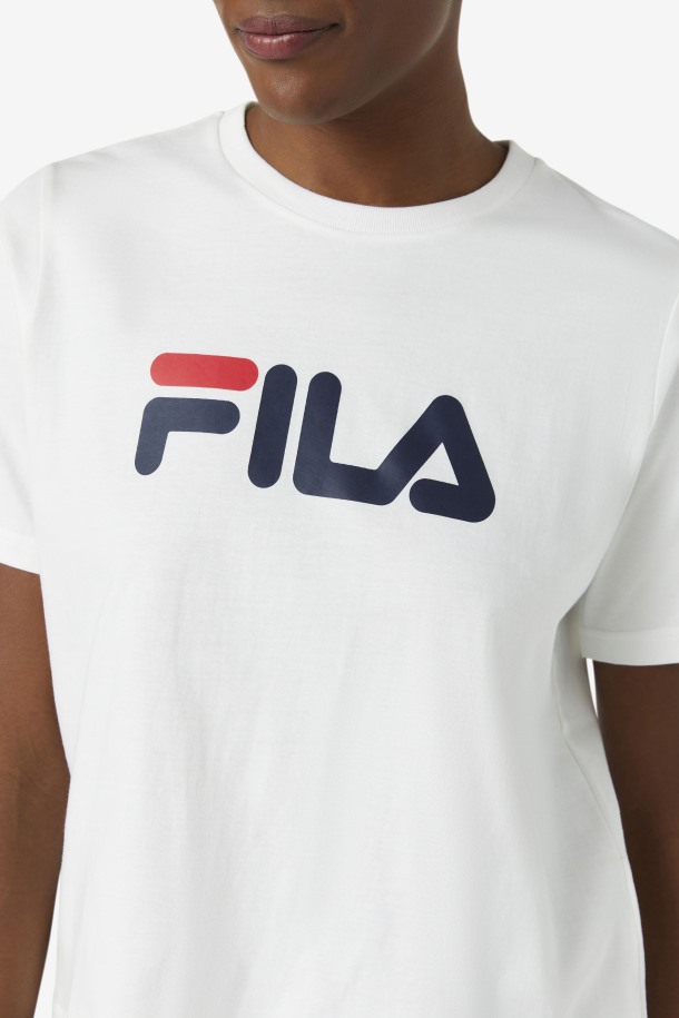 Camiseta Blanca Miss Eagle De Fila Outlets