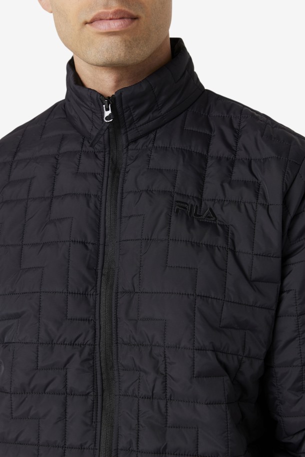 Chaqueta De Viaje Negra Fila Puntos De Venta