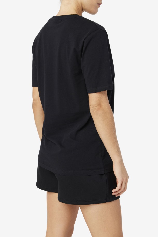 Camiseta Fila Outlets Negra Doran