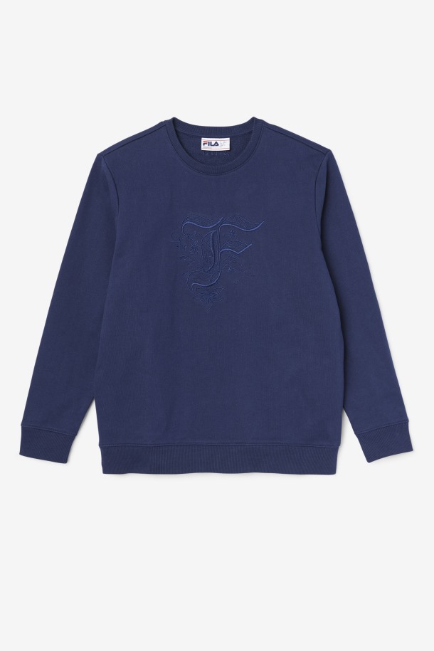 Sudadera Izabella Fila Azul Marino Outlets