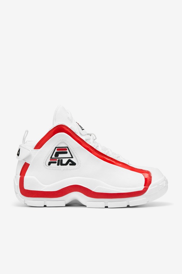 Fila Outlets Hombre Grant Hill 2 Blanco/rojo/negro
