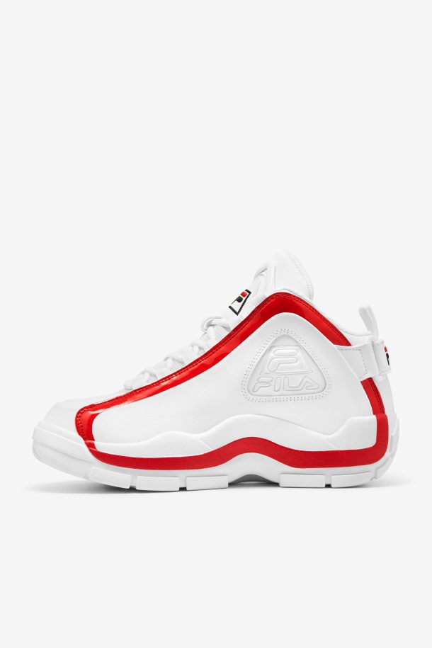 Fila Outlets Hombre Grant Hill 2 Blanco/rojo/negro