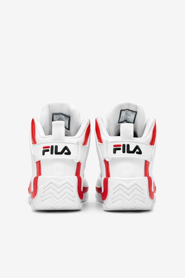 Fila Outlets Hombre Grant Hill 2 Blanco/rojo/negro