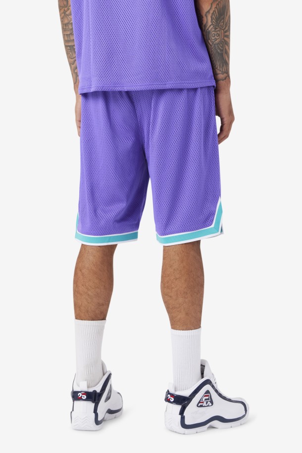 Pantalón Corto De Baloncesto Ovi Violeta/cerámica/blanco/sombra Ofertas De Fila