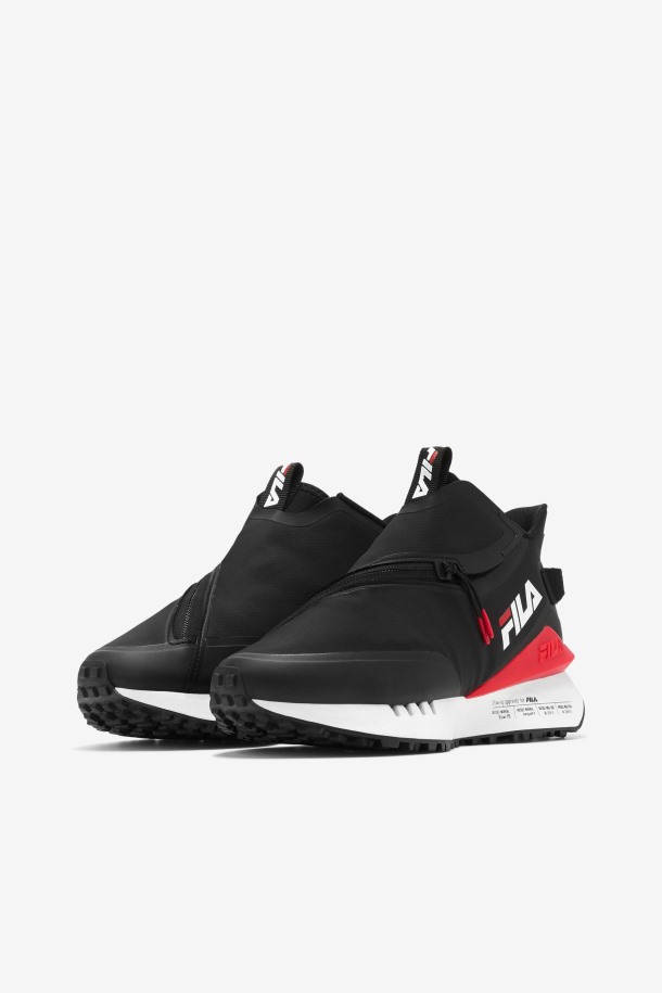 Zapatillas De Running Mujer Space Runner Negras/rojas/blancas Fila Outlet