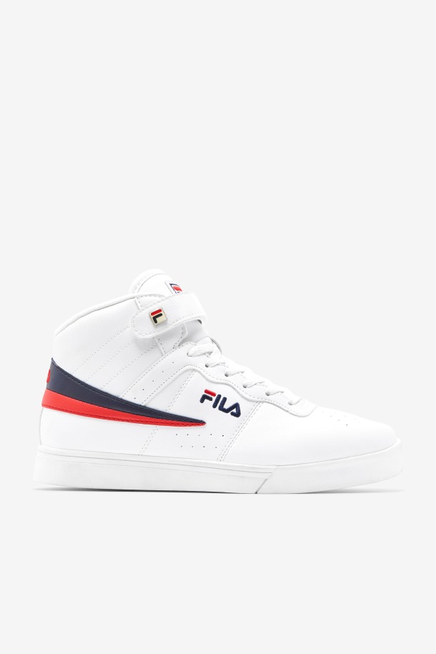 Zapatillas Queue Hombre Vulc 13 Blanco/azul Marino/rojo