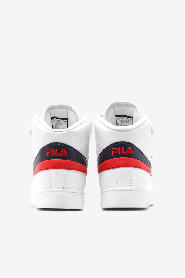 Zapatillas Queue Hombre Vulc 13 Blanco/azul Marino/rojo