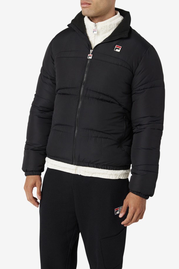 Chaqueta Elias Puffer Negra Fila Outlet