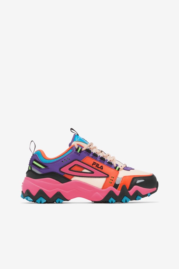 Zapatillas Oakmont Mujer Fila Tr Ecru/camellia Rose/purple