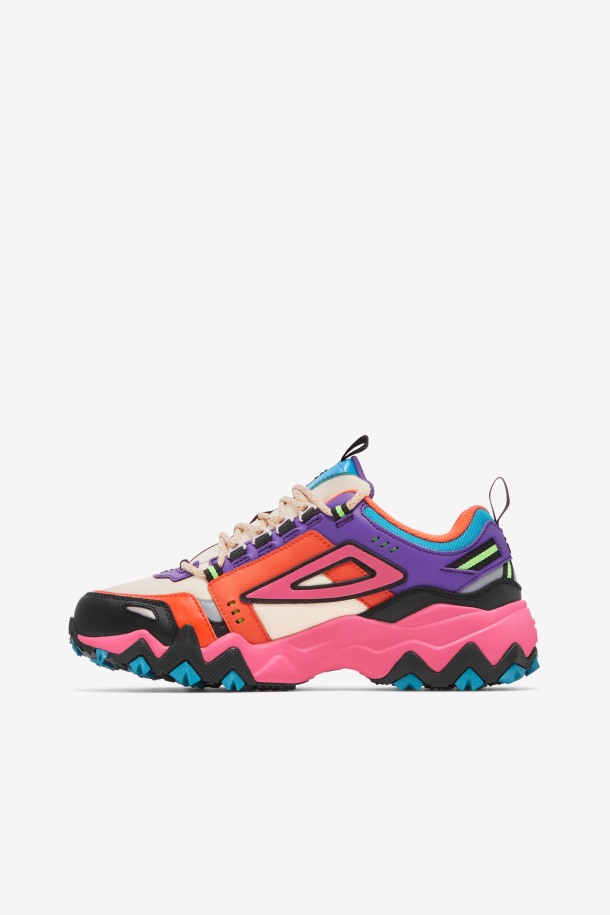 Zapatillas Oakmont Mujer Fila Tr Ecru/camellia Rose/purple