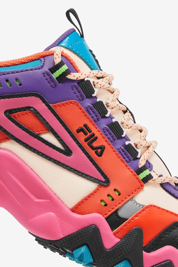 Zapatillas Oakmont Mujer Fila Tr Ecru/camellia Rose/purple