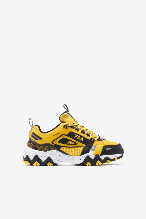 Fila Outlets Lemon/black/white Niños Grandes Oakmont Tr
