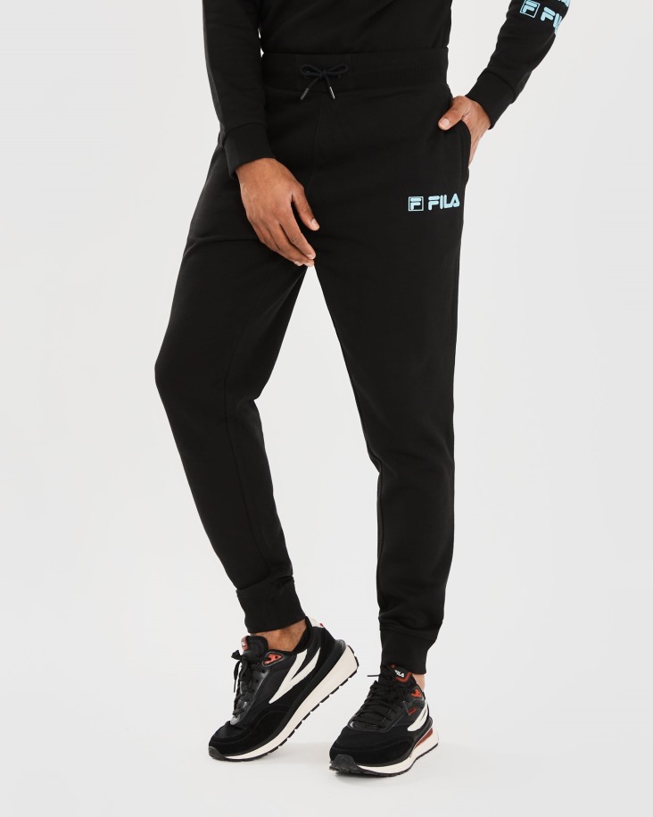 Pantalon Halsey Hombre Negro Fila Outlet