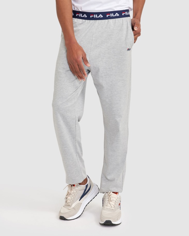 Pantalon Basico Hombre Outlet Fila Plata Marle