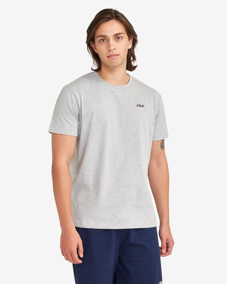 Camiseta Basica Hombre Silver Marle Fila Outlet