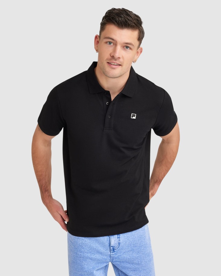 Polo Blake De Hombre Fila Outlet Negro