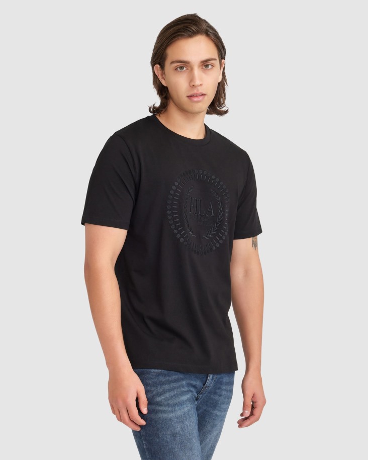 Fila Outlet Hombre Ravi Camiseta Negra
