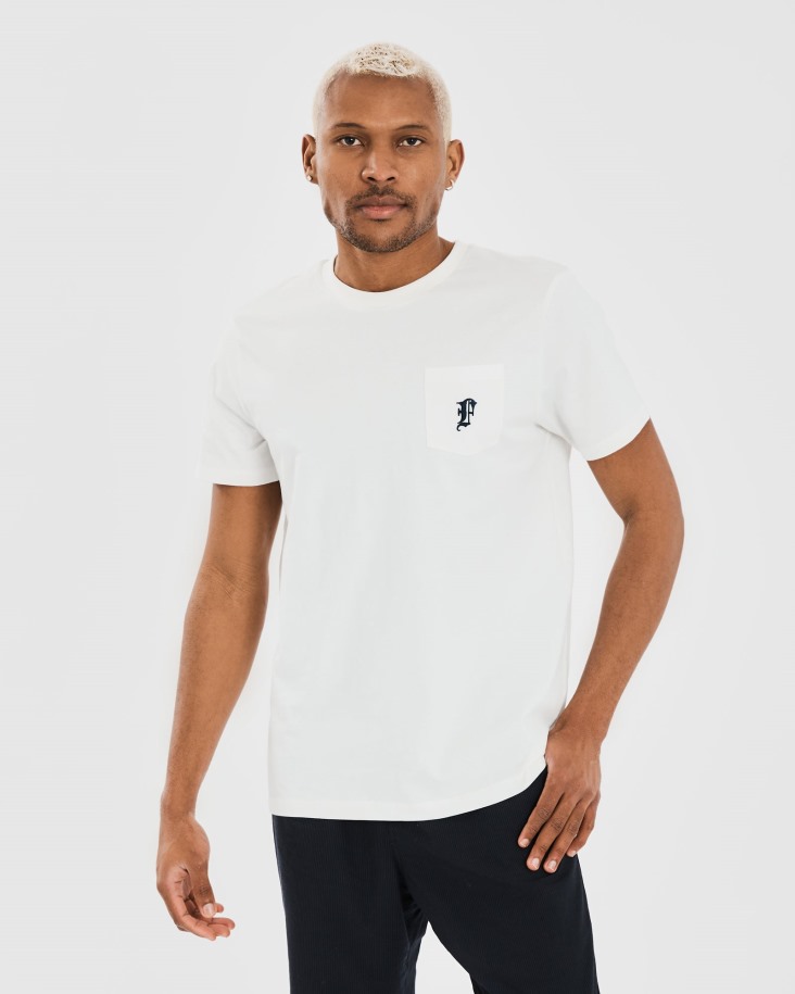 Fila Outlets White Camiseta Cuervo Hombre