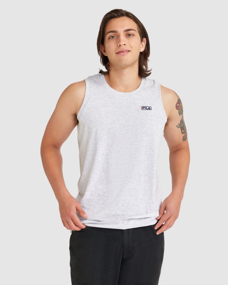Camiseta Sin Mangas Cian Cloud Marle Para Hombre Outlet Fila