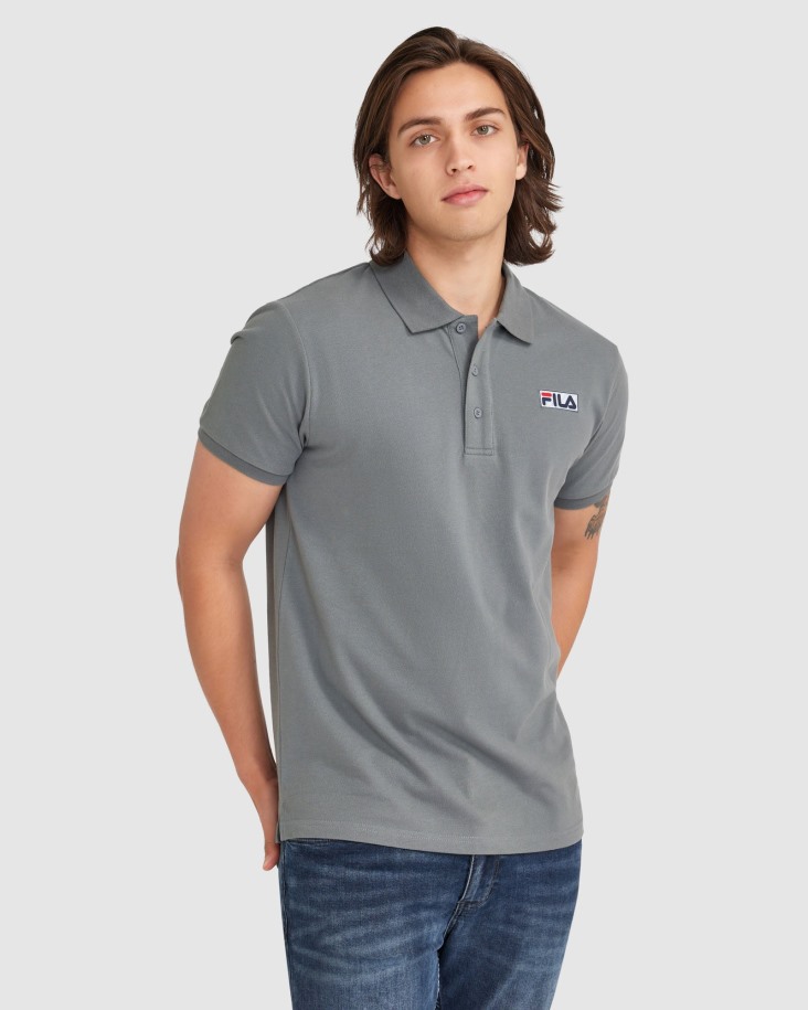 Polo Asher Hombre Poppy Seed Ofertas Fila