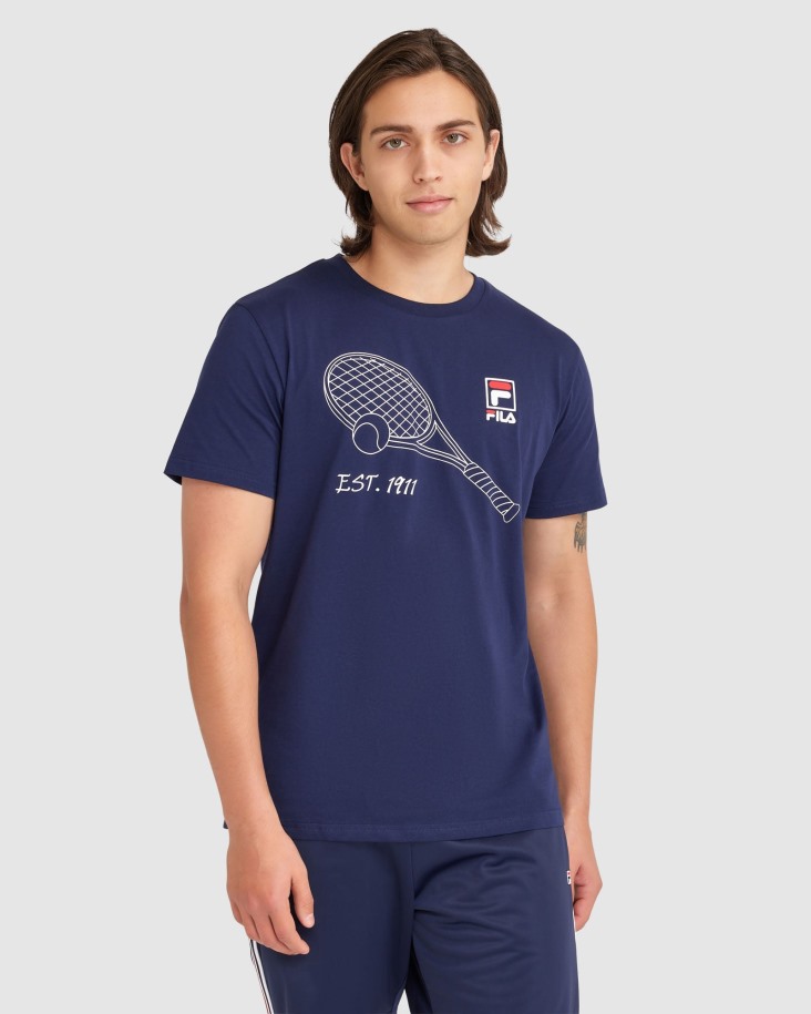 Camiseta Wyatt Hombre New Navy Fila Outlet