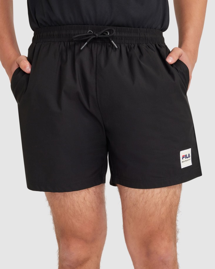 Pantalón Corto Hombre Marlon Negro Outlet Fila