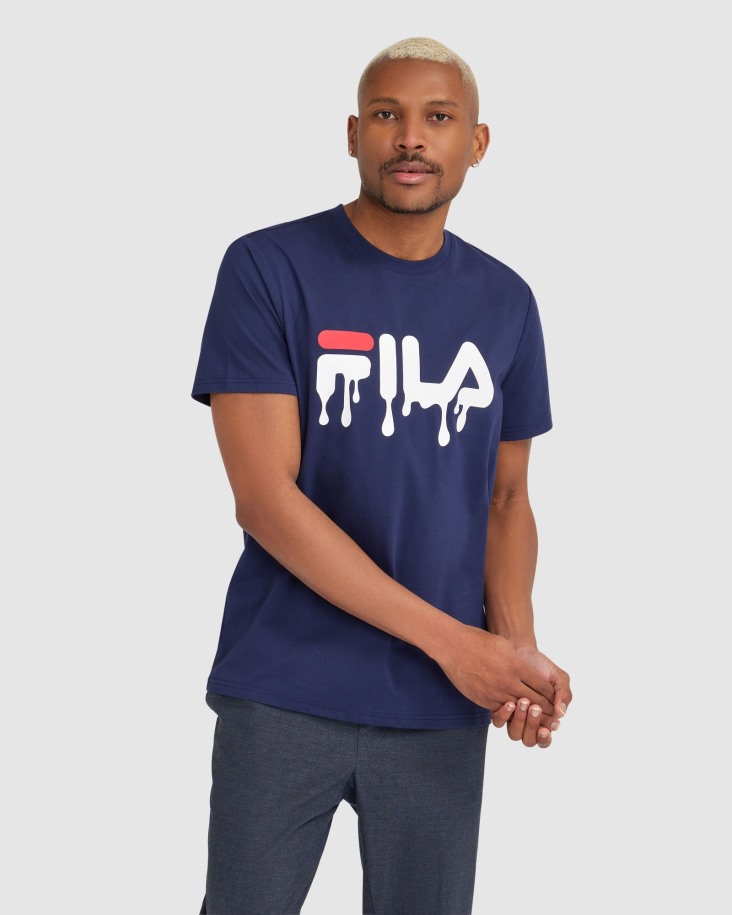 Camiseta Matthew Hombre Fila Outlets New Navy