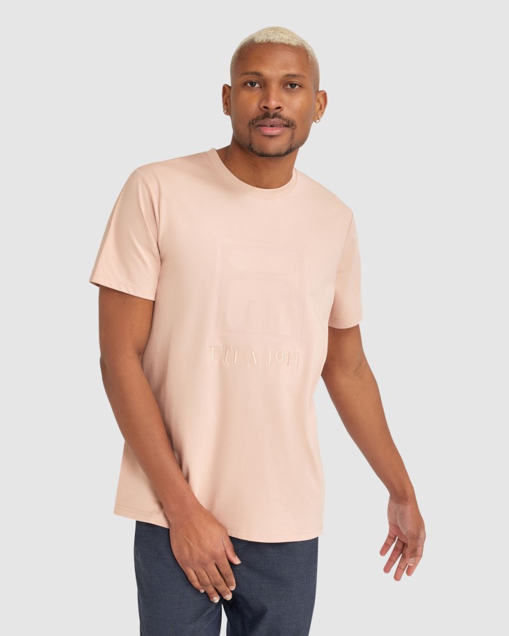Camiseta Sahand Hombre Nogal Fila Outlet