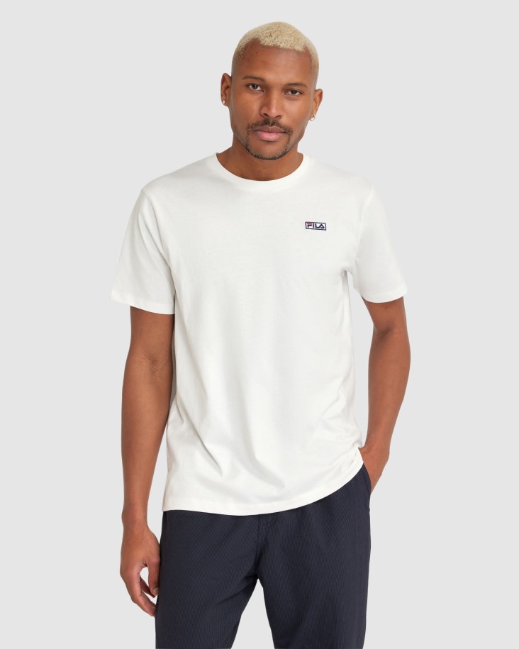 Camiseta Blanca Fila Outlet Hombre Cian